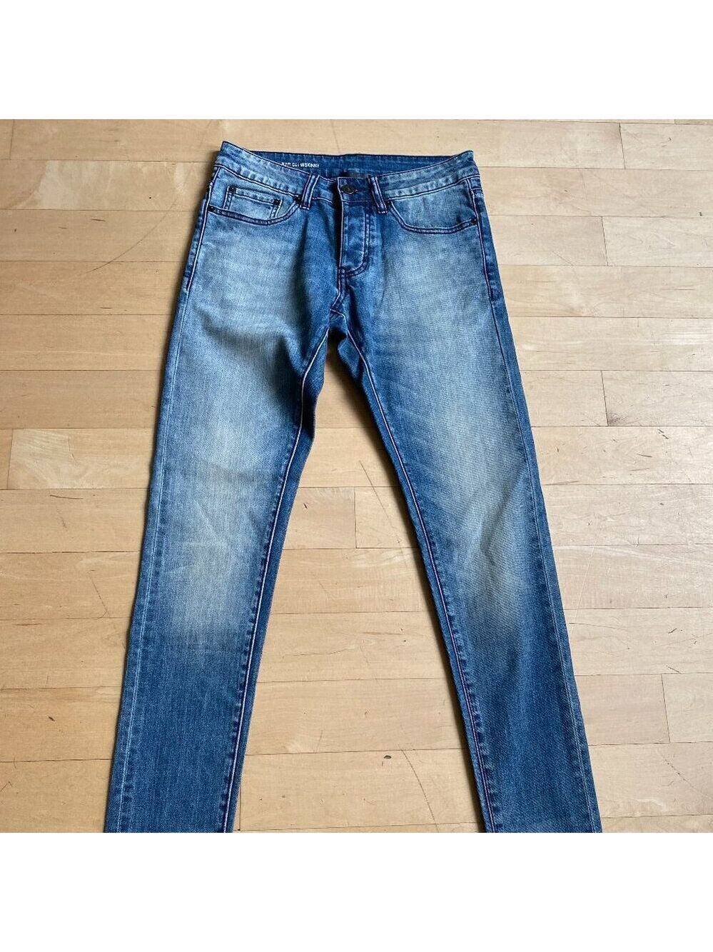 Six week Residency BNWOT skinny jeans sz 34 button fly vintage indigo